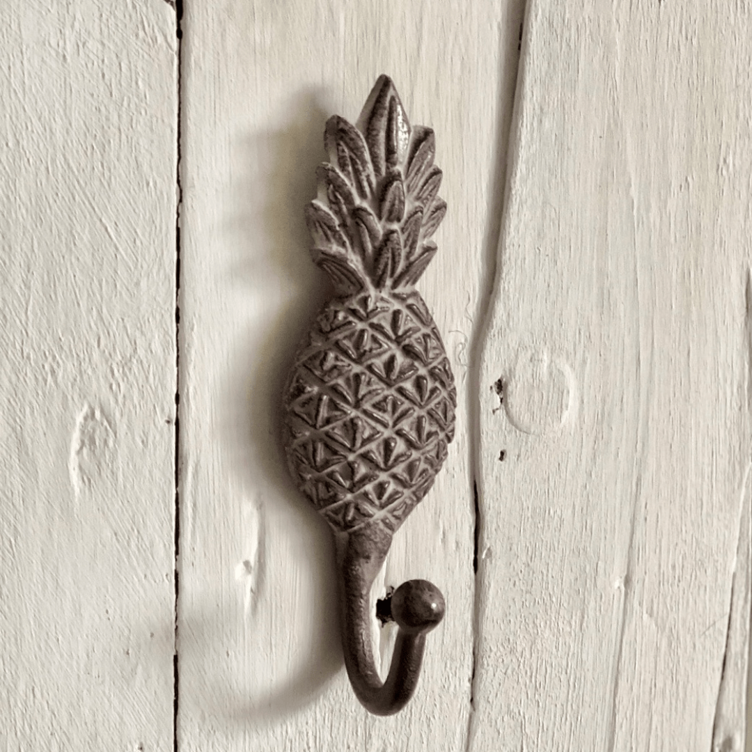 Antiqued Bronze Pineapple Wall Hook
