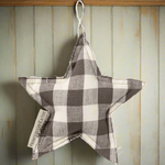 Buffalo Check Star Ornament