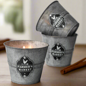 Farmer's Market Citronella Bucket Candle