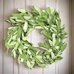 Herb Sage Wreath and Candle Ring