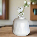 White Clay Bud Vase