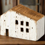 Rustic Houses Shelf Sitters - Set of 3