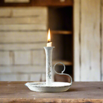 Victoria Chamberstick Taper Candle Holder