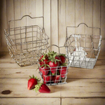 Wire Gathering Baskets - Set of 3