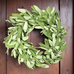 Herb Sage Wreath and Candle Ring