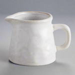 Whitewashed Ceramic Sugar & Creamer Set