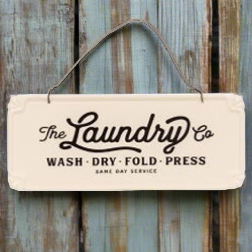 Enamel Laundry Co. Sign