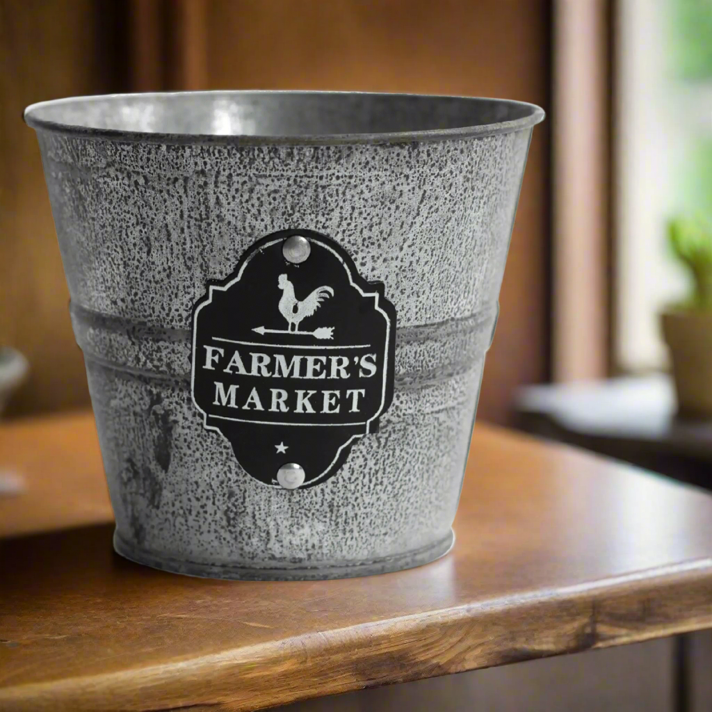 Farmer's Market Citronella Bucket Candle