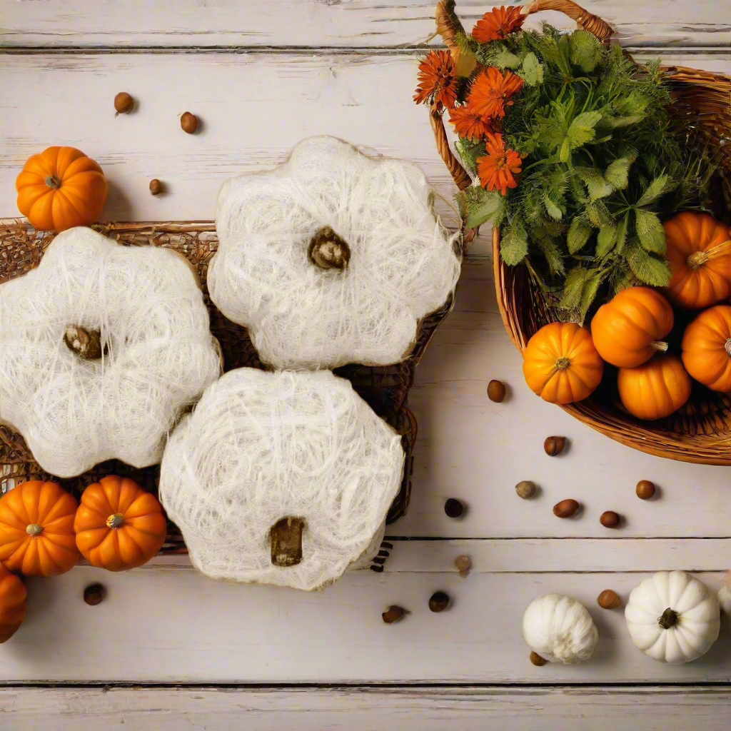 All Natural Harvest Pumpkins - Set of 3