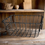 Antique Style Wire Storage Basket