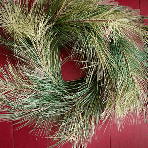 Stone Pine Candle Ring and Wreath