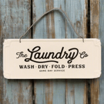 Enamel Laundry Co. Sign