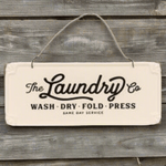 Enamel Laundry Co. Sign