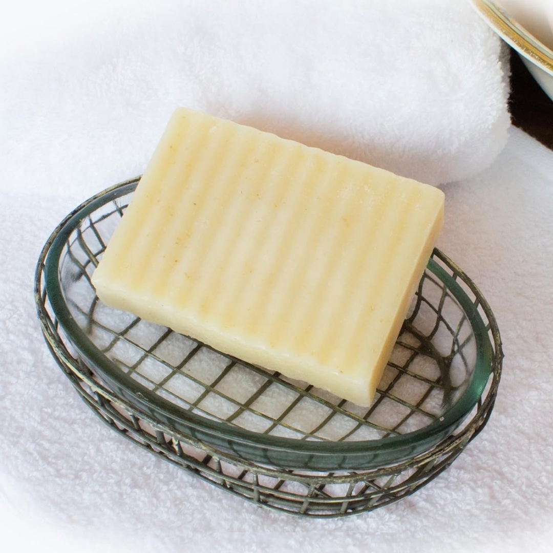 Oval Soap Dish with Glass Liner