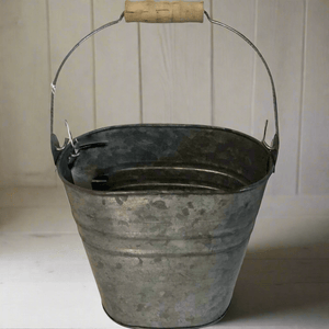 Galvanized Farmhouse Bucket