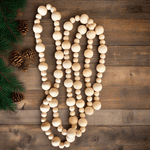 Natural Wood Bead Garland