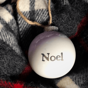 Noel Ceramic Ornament