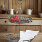 Heart Two-Tiered Serving Stand