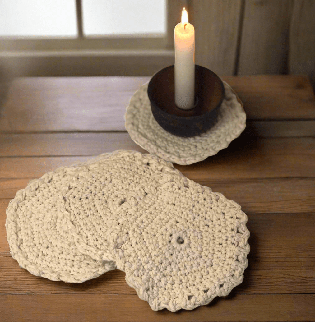 Vintage Style Crochet Coasters