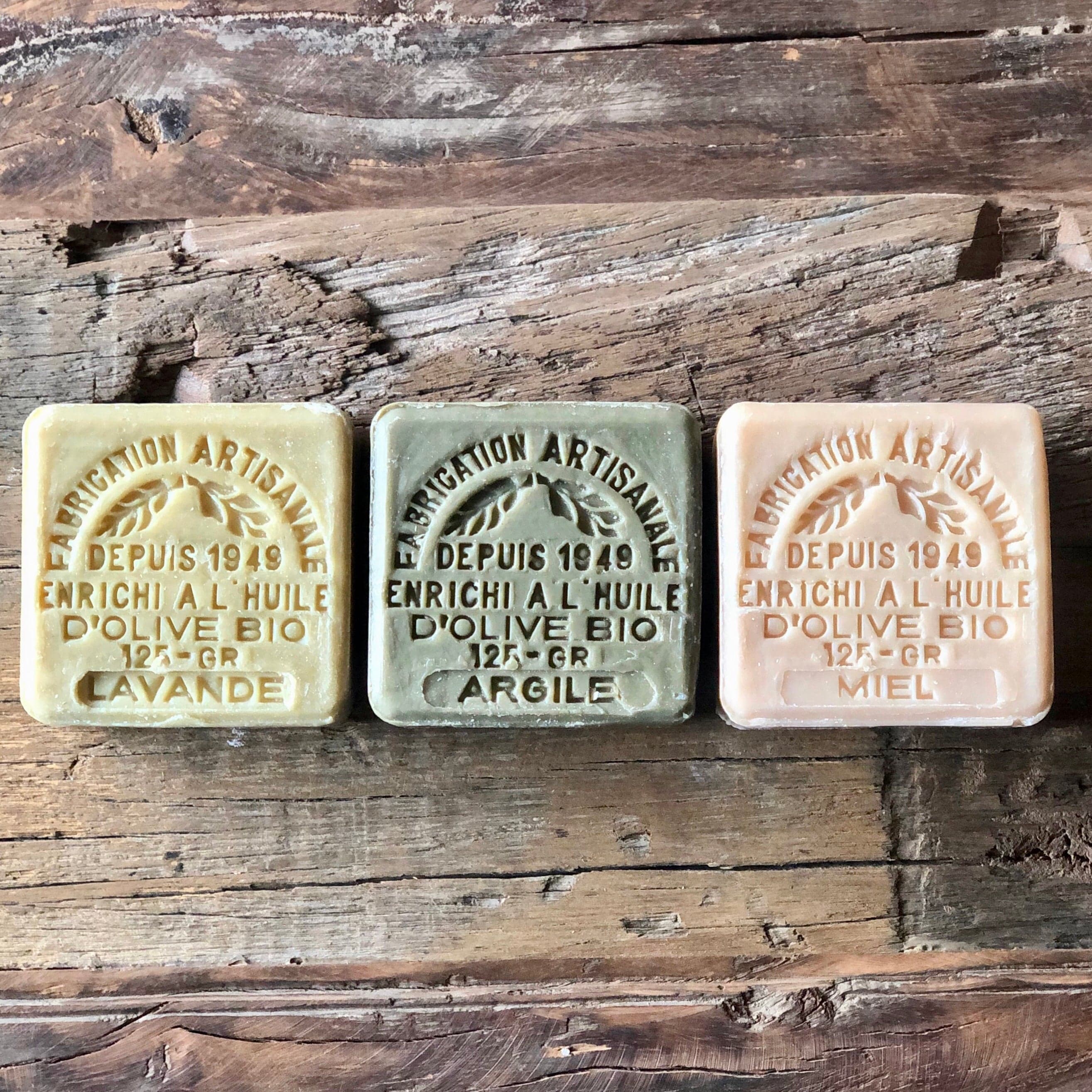 French Marseille Soaps - Set of 3