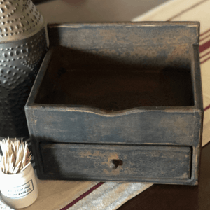 Rustic Counter Cabinet with Drawer