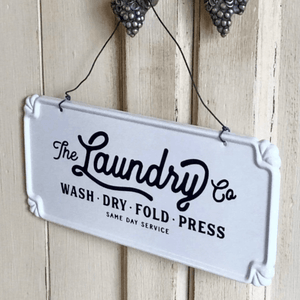 Enamel Laundry Co. Sign