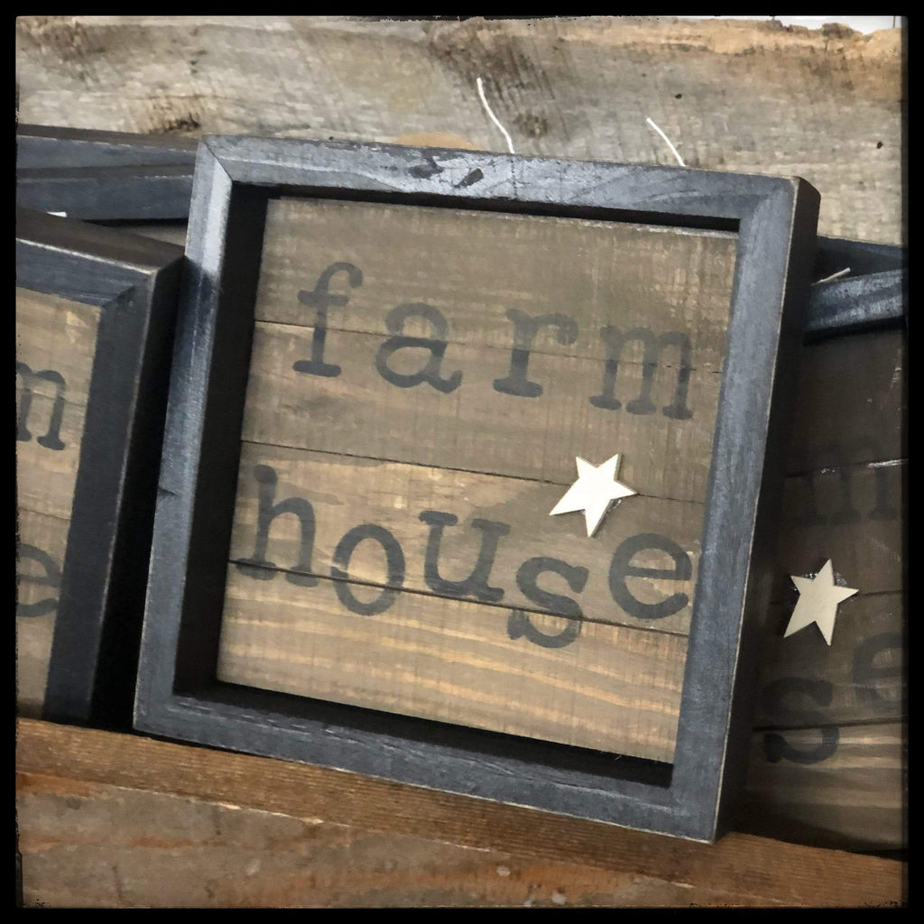 Farmhouse Slat Sign