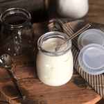Vintage Style Dessert Jar and Demitasse Spoon Set