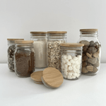 Wood Mason Jar Lids - Set of 2