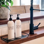 Hands and Dishes Soap Bottle Set