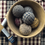 Homespun Fabric Rag Balls
