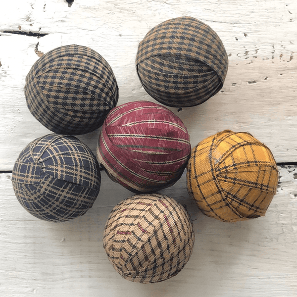 Homespun Fabric Rag Balls – HeritageHome