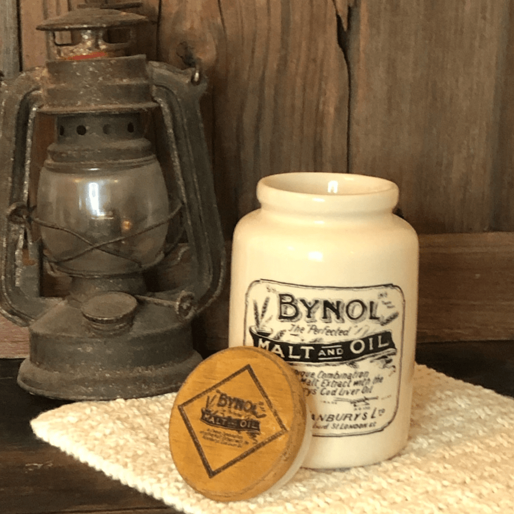 Antique Style Bynol Malt & Oil Jar