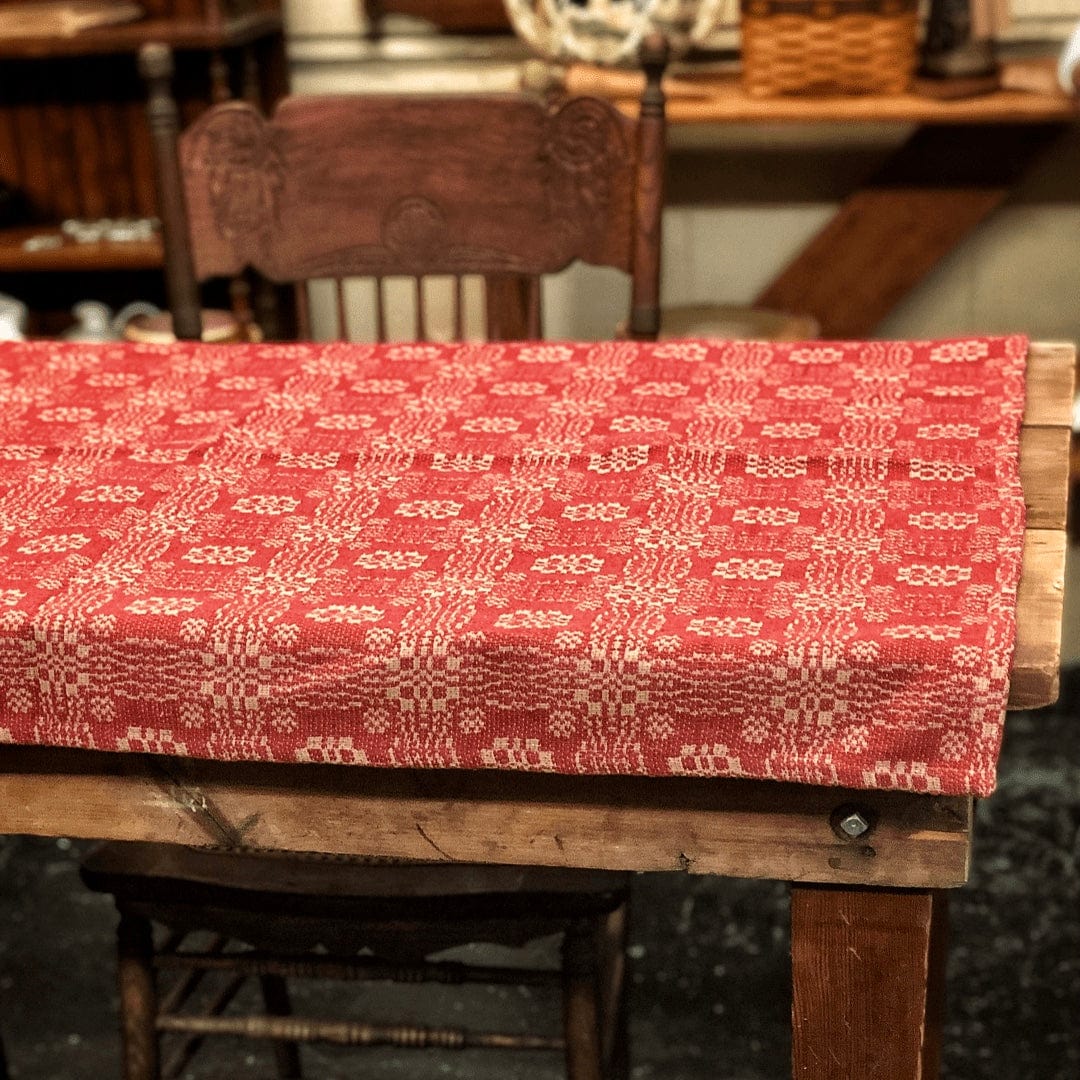 Gettysburg Table Square Red/Tan