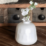 White Clay Bud Vase