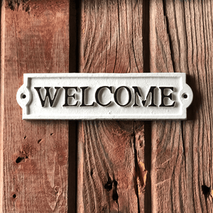 Vintage Style Welcome Sign