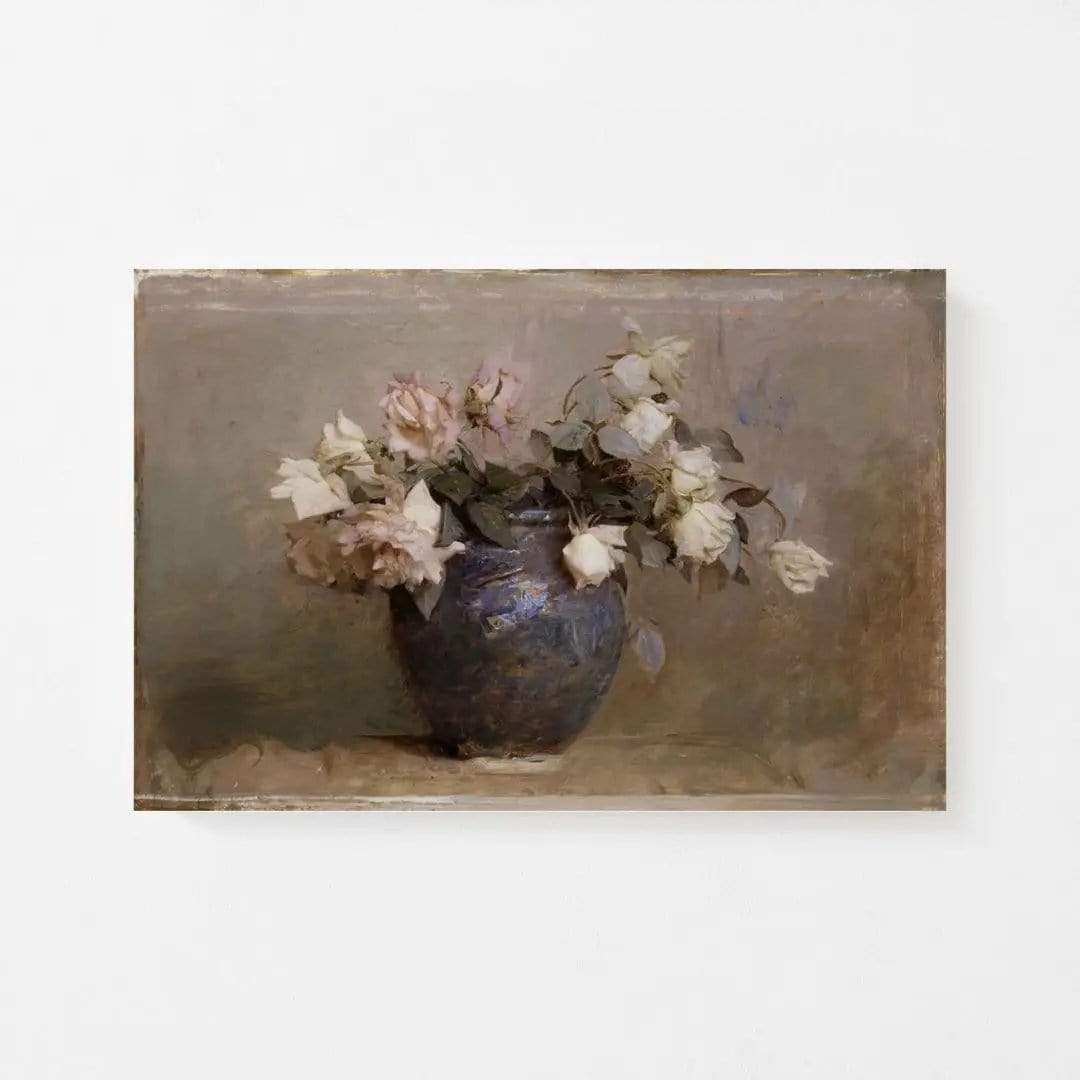 Graceful Blooms - Vintage Floral Art Print