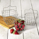 Wire Gathering Baskets - Set of 3